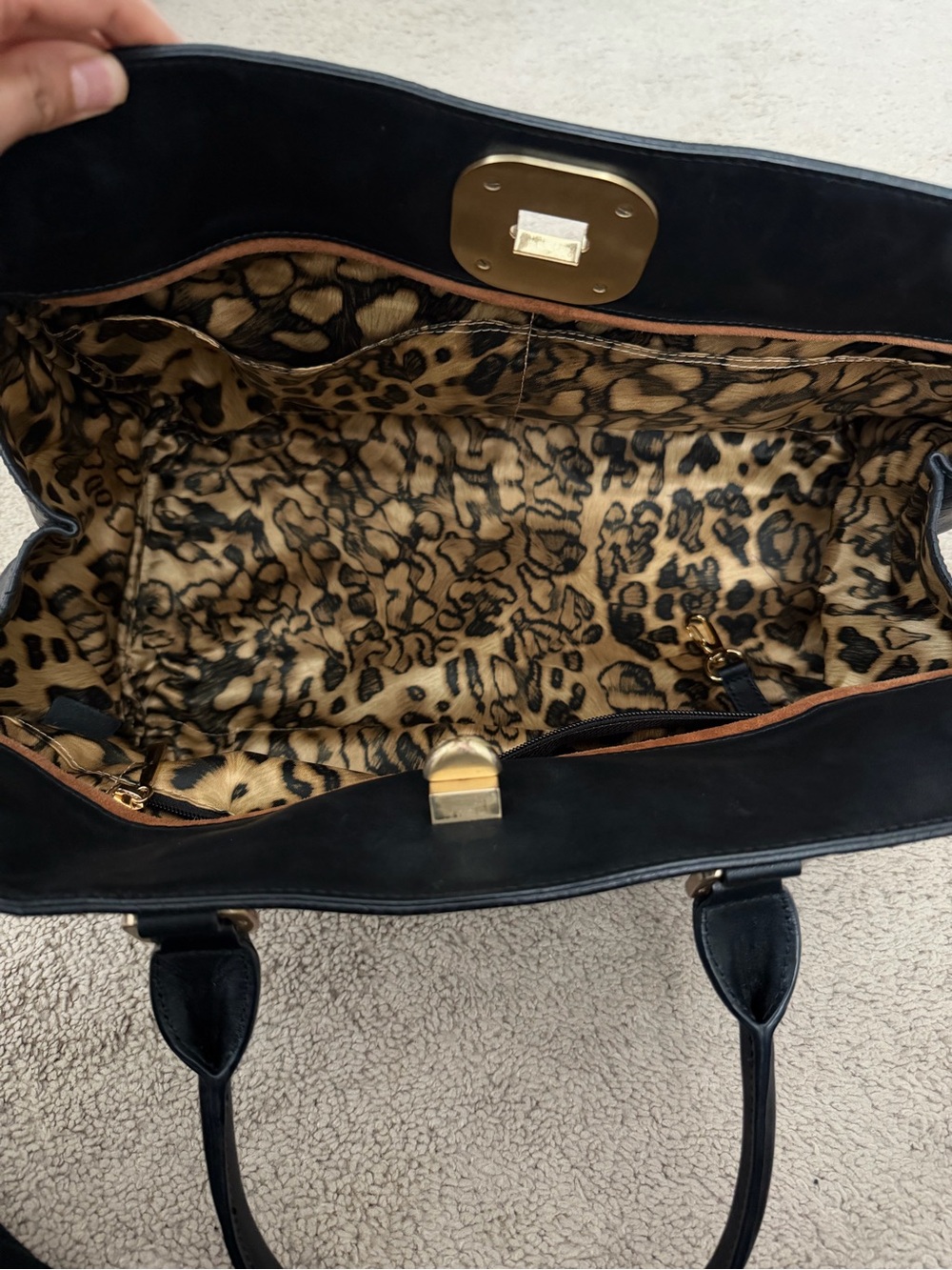Longchamp Gatsby Python-Embossed Leather Handbag - Picture 5 of 9